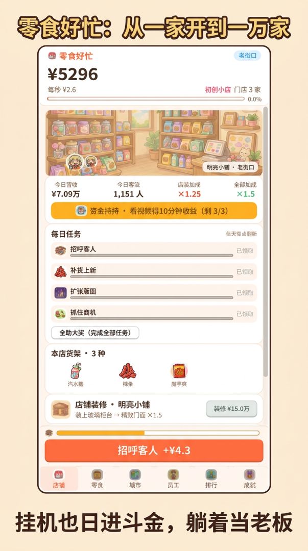 零食好忙:从一家开到一万家游戏截图