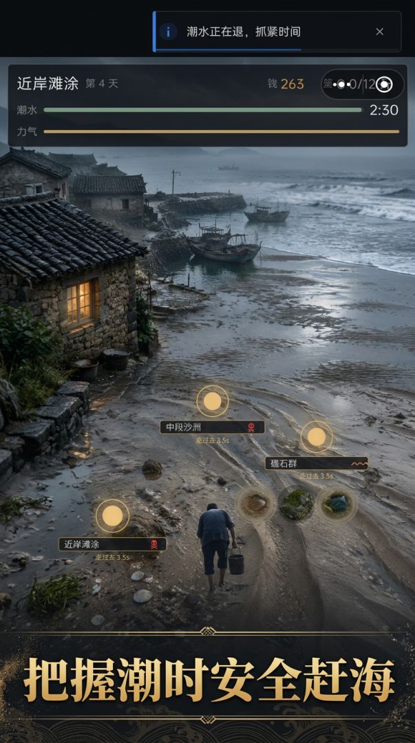 重回渔村：退潮赶海模拟器游戏截图