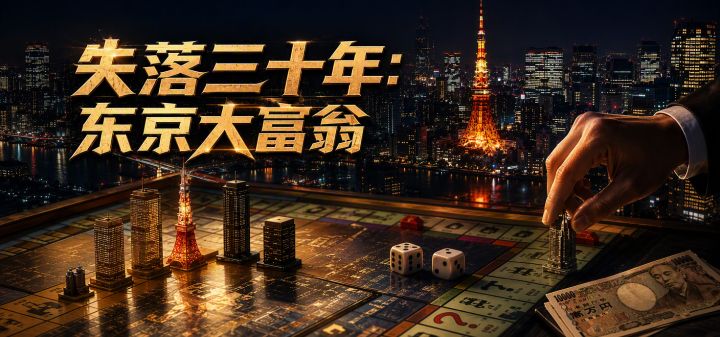 失落三十年：东京大富翁 封面