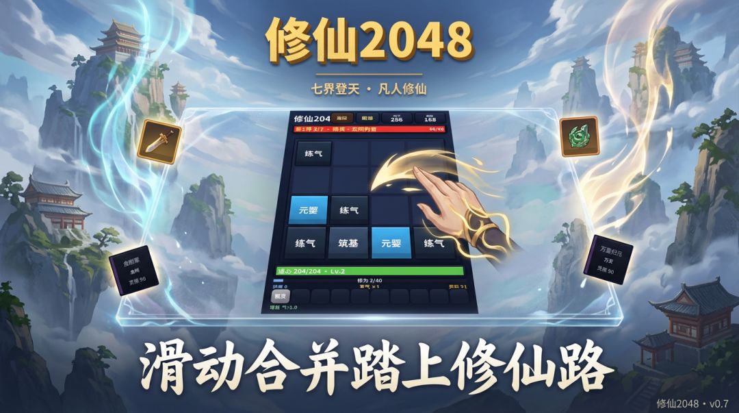 修仙2048游戏截图