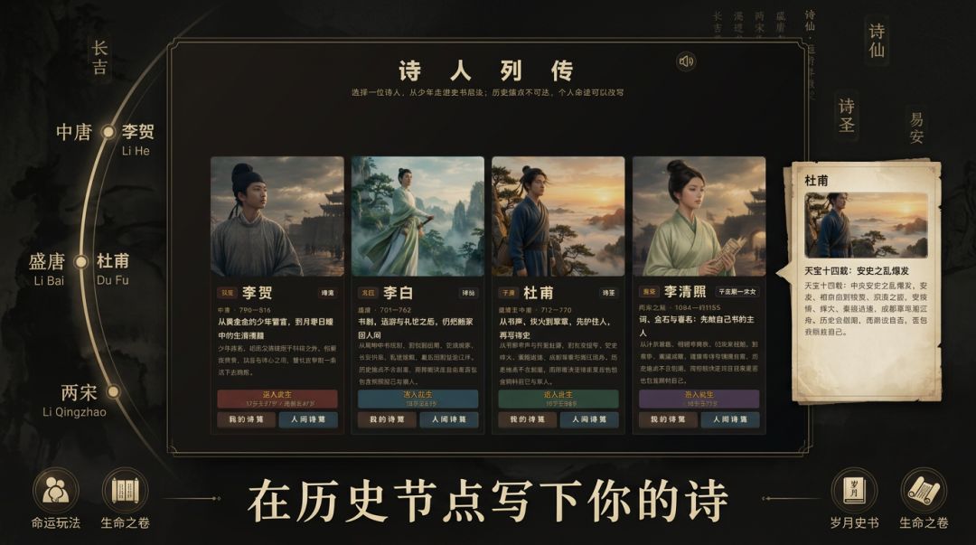 诗人列传游戏截图