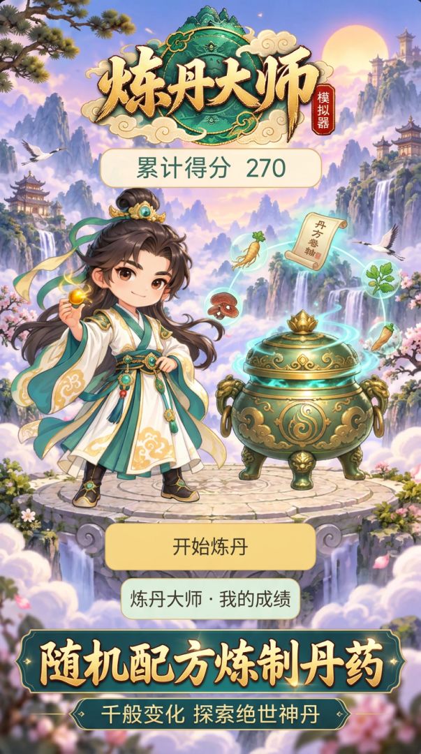炼丹大师模拟器游戏截图
