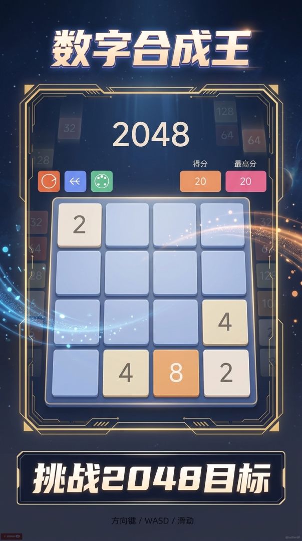数字合成王2048游戏截图