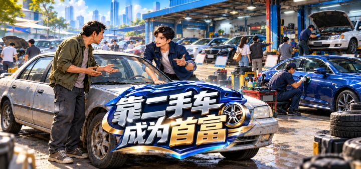靠二手车成为首富 封面