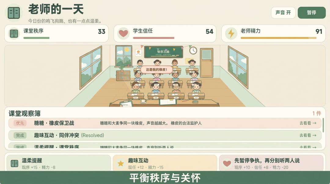 老师的一天游戏截图