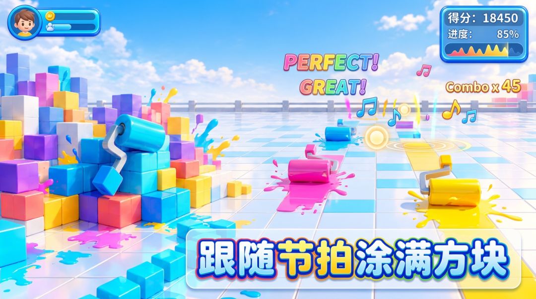 节拍粉刷匠游戏截图
