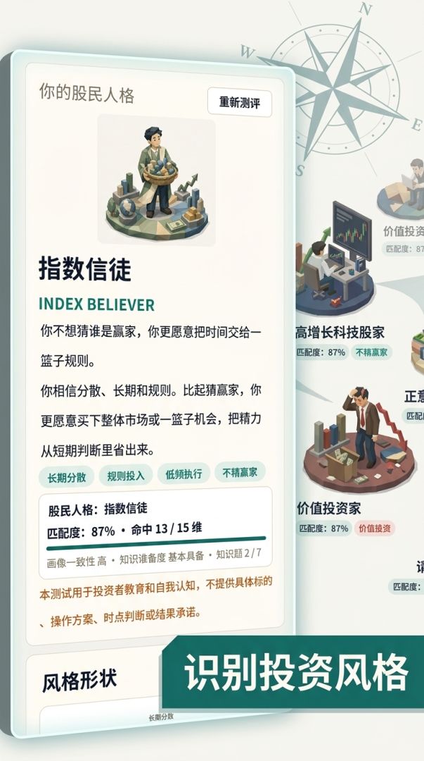 股民人格测试游戏截图