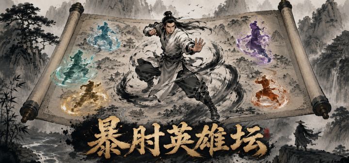 暴肘英雄坛 封面