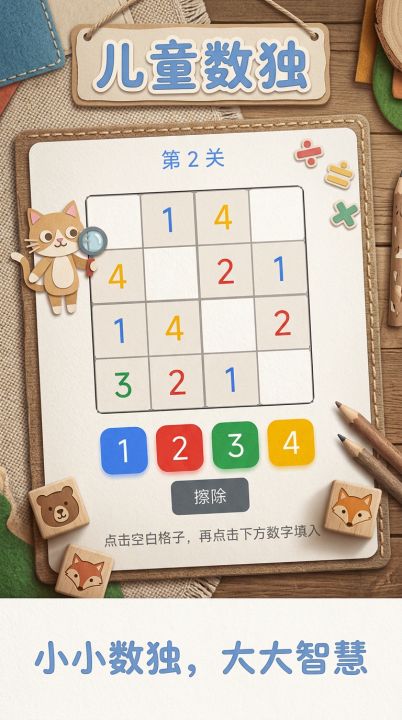 儿童数独截图