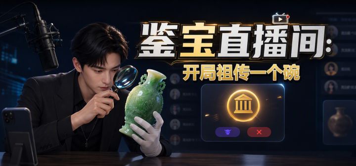 鉴宝直播间：开局祖传一个碗 封面