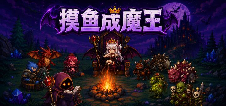 摸鱼成魔王 封面