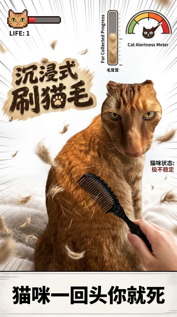 沉浸式刷猫毛游戏截图