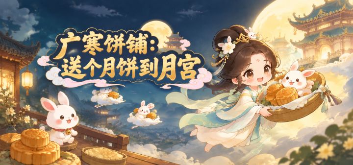 广寒饼铺: 送个月饼到月宫 封面
