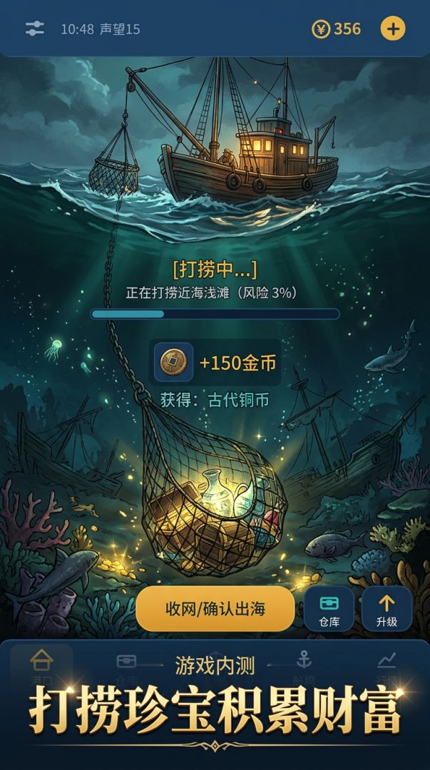 我在深海捞成首富游戏截图