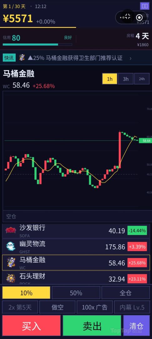 这股市保红吗?游戏截图