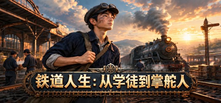 铁道人生：从学徒到掌舵人 封面