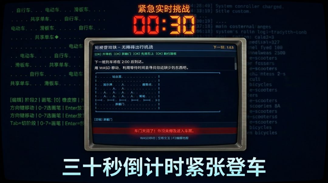 轮椅登地铁！游戏截图