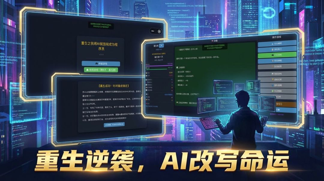 重生之我用AI做游戏成为程序员游戏截图