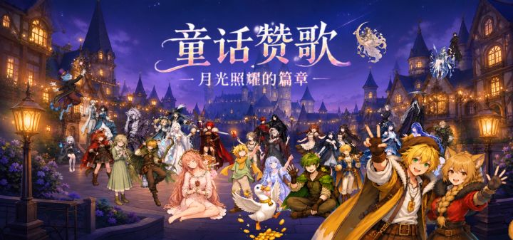 童话赞歌:月光照耀的篇章 封面
