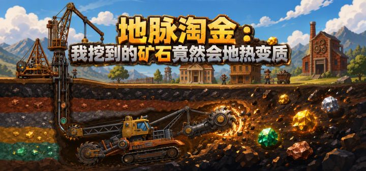 地脉淘金：我挖到的矿石竟然会地热变质 封面