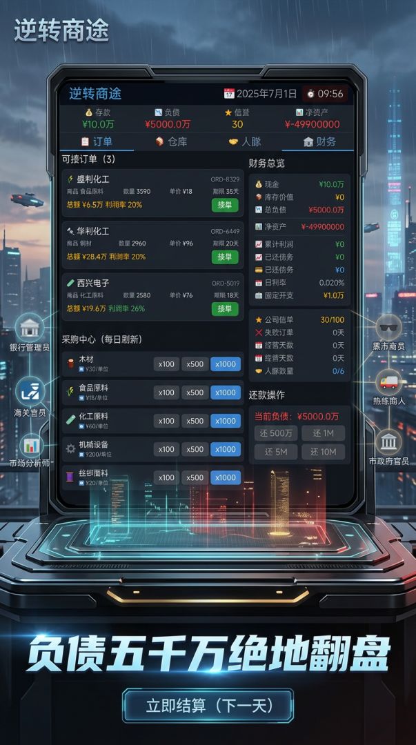 开局负债半亿，我开单翻盘游戏截图