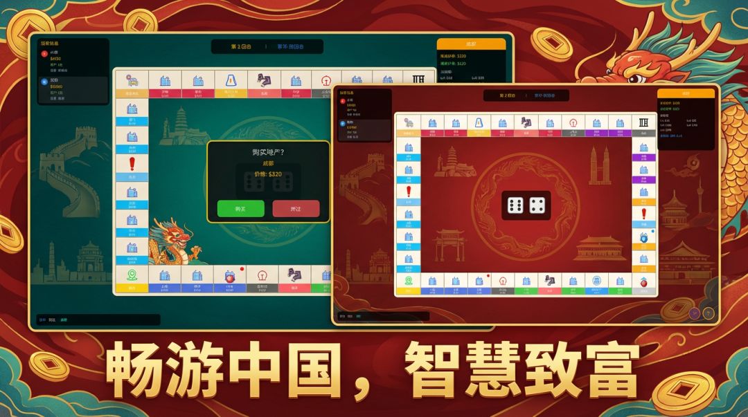 大富翁中国之旅游戏截图