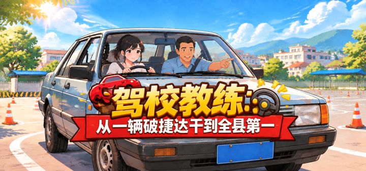 驾校教练：从一辆破捷达干到全县第一 封面