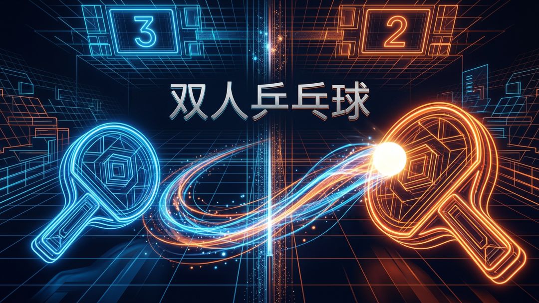 双人乒乓球游戏截图