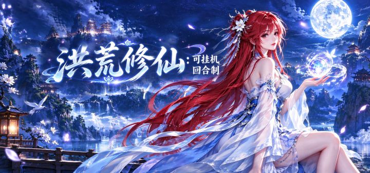 洪荒修仙：可挂机回合制 封面