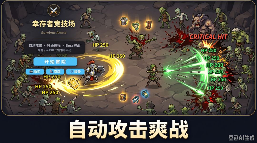 幸存者竞技场游戏截图