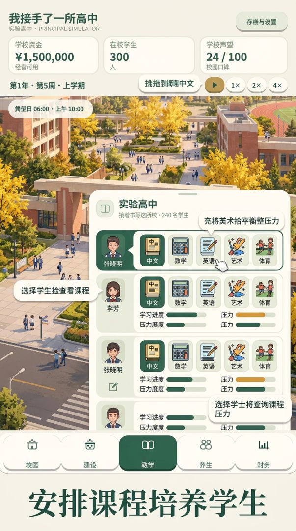 我接手了一所高中游戏截图