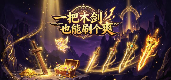 一把木剑也能刷个爽 封面