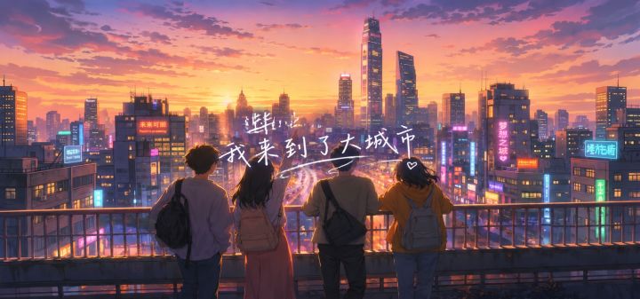 毕业后，我来到了大城市 封面