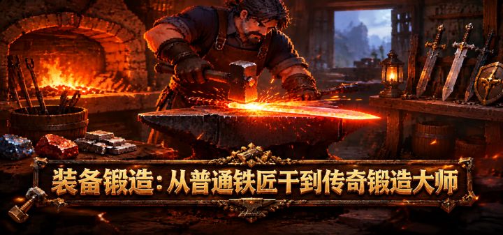 装备锻造：从普通铁匠干到传奇锻造大师 封面