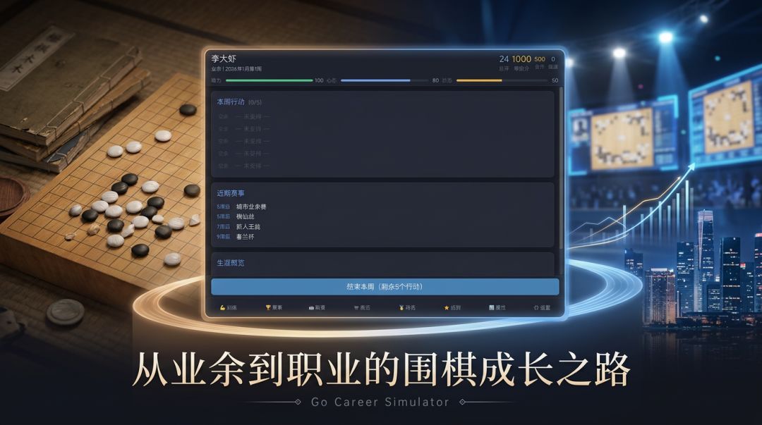 围棋生涯游戏截图
