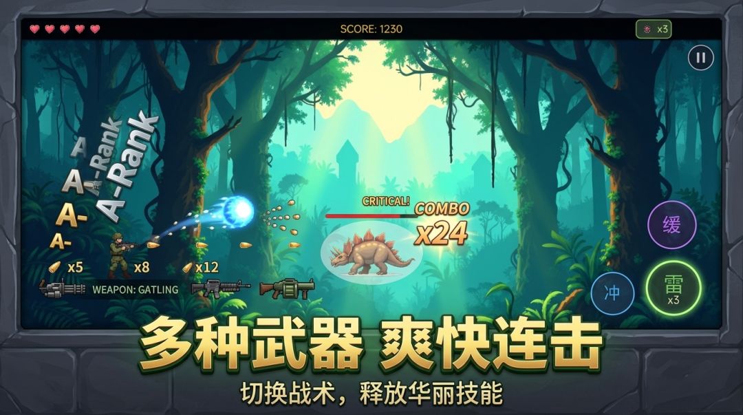 侏罗纪射击游戏截图