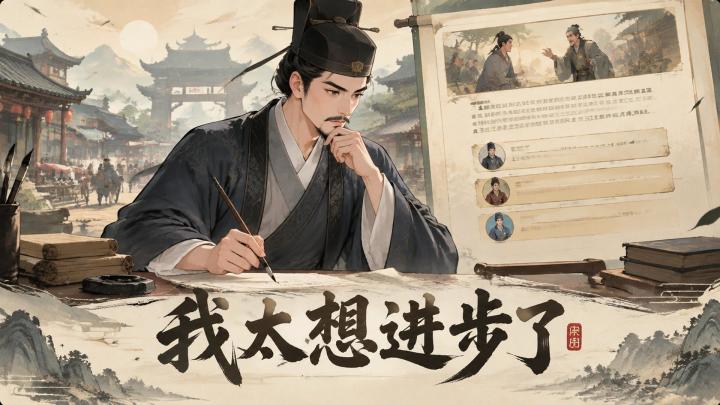 我太想进步了 封面