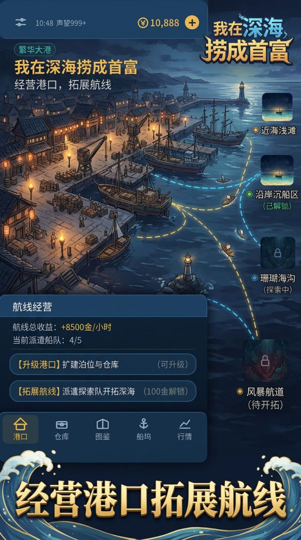 我在深海捞成首富游戏截图