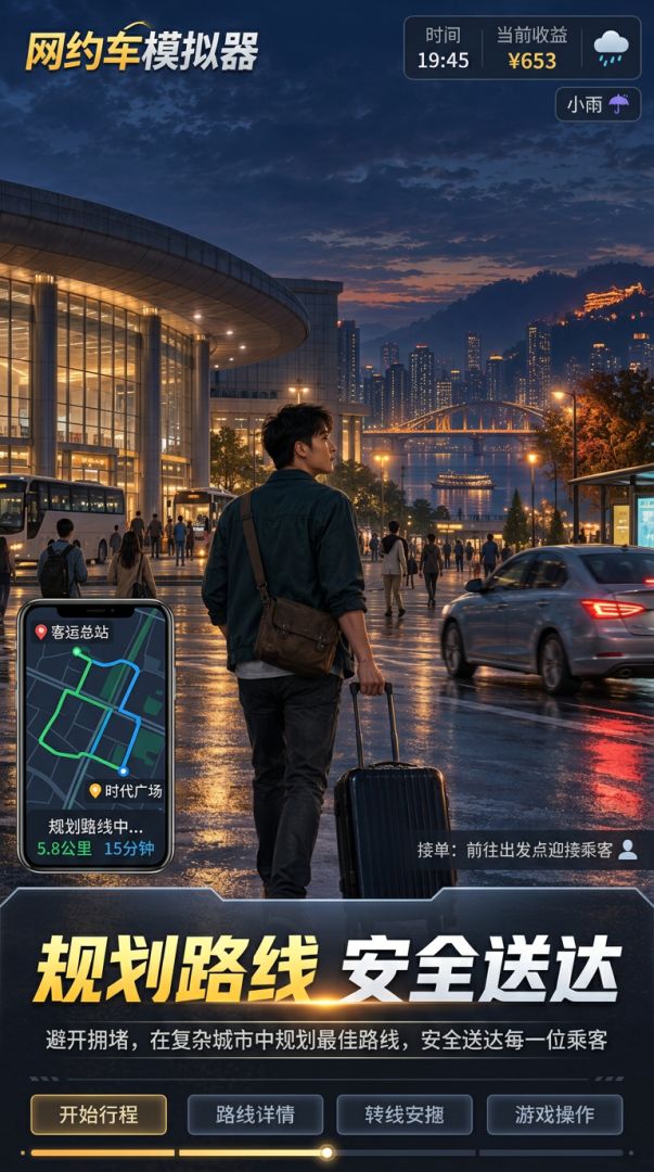 网约车模拟器游戏截图