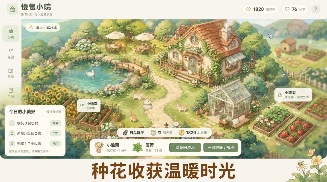 慢慢小院游戏截图