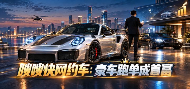 嗖嗖快网约车：豪车跑单成首富 封面