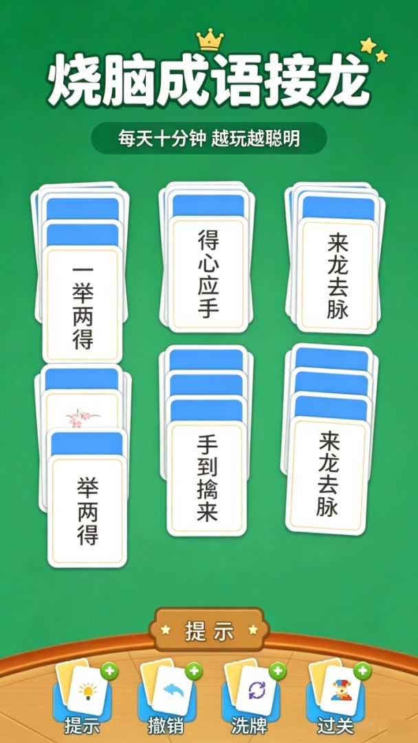 烧脑纸牌接龙游戏截图