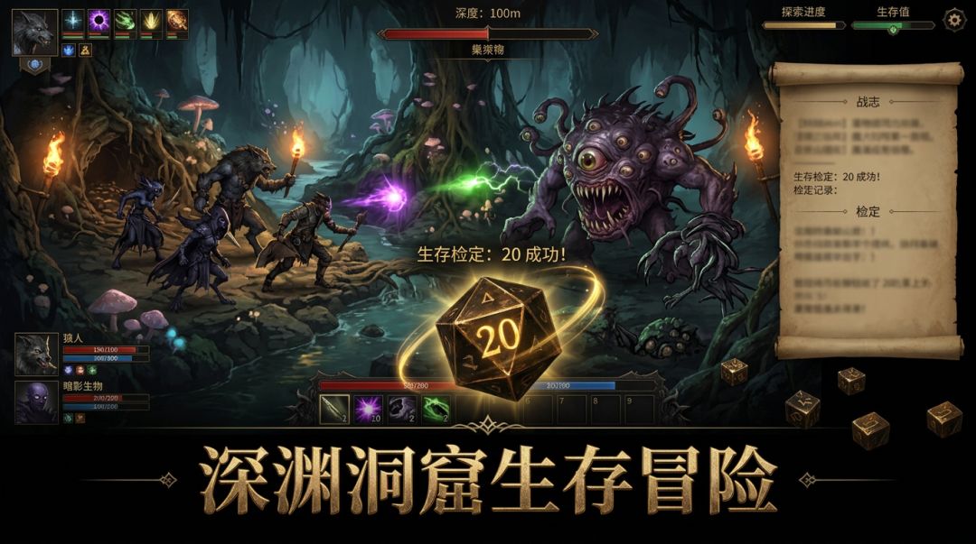 地牢跑团-魔物生存日记游戏截图