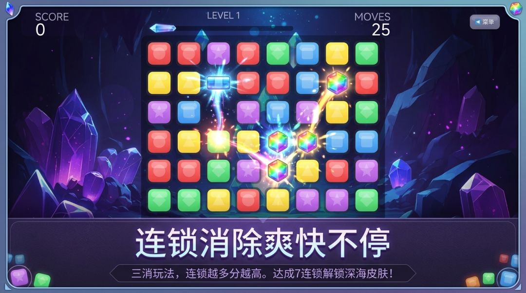 宝石消消乐游戏截图