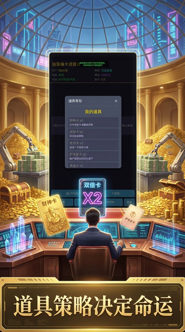 抽卡成为首富游戏截图