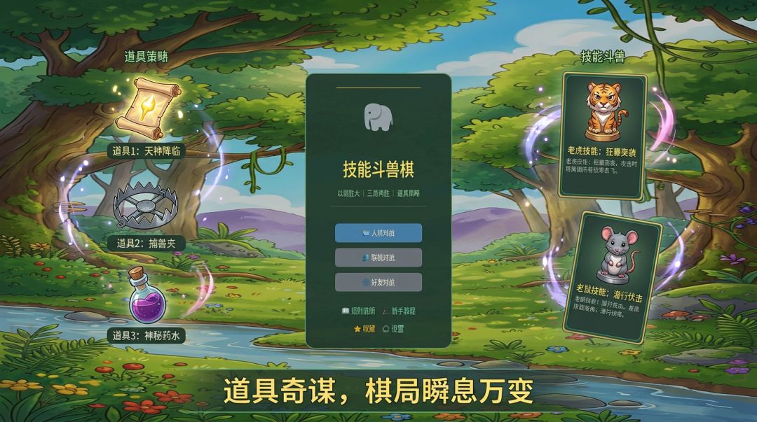 技能斗兽棋游戏截图