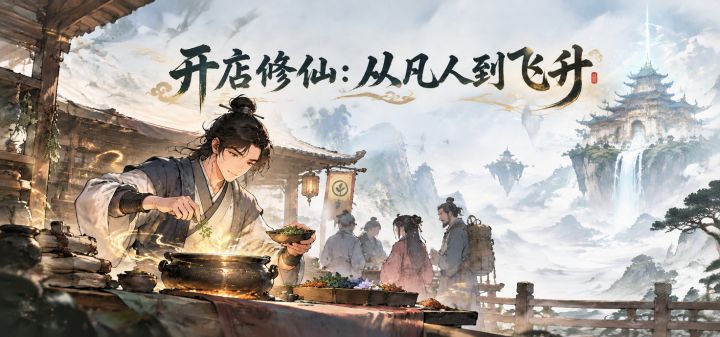 开店修仙：从凡人到飞升 封面