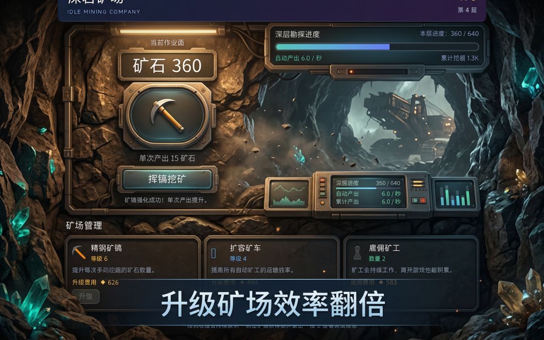 深岩矿场游戏截图
