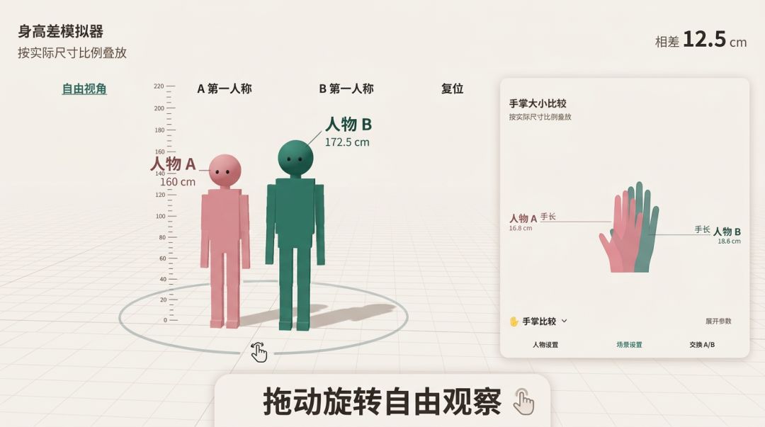 身高差模拟器游戏截图