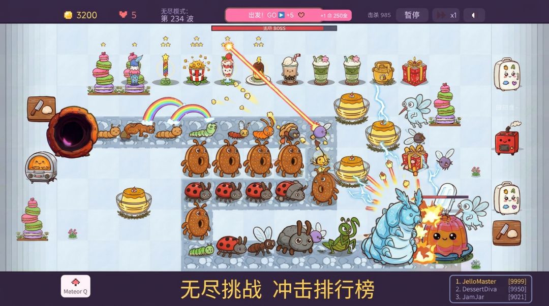 果冻小镇保卫战游戏截图